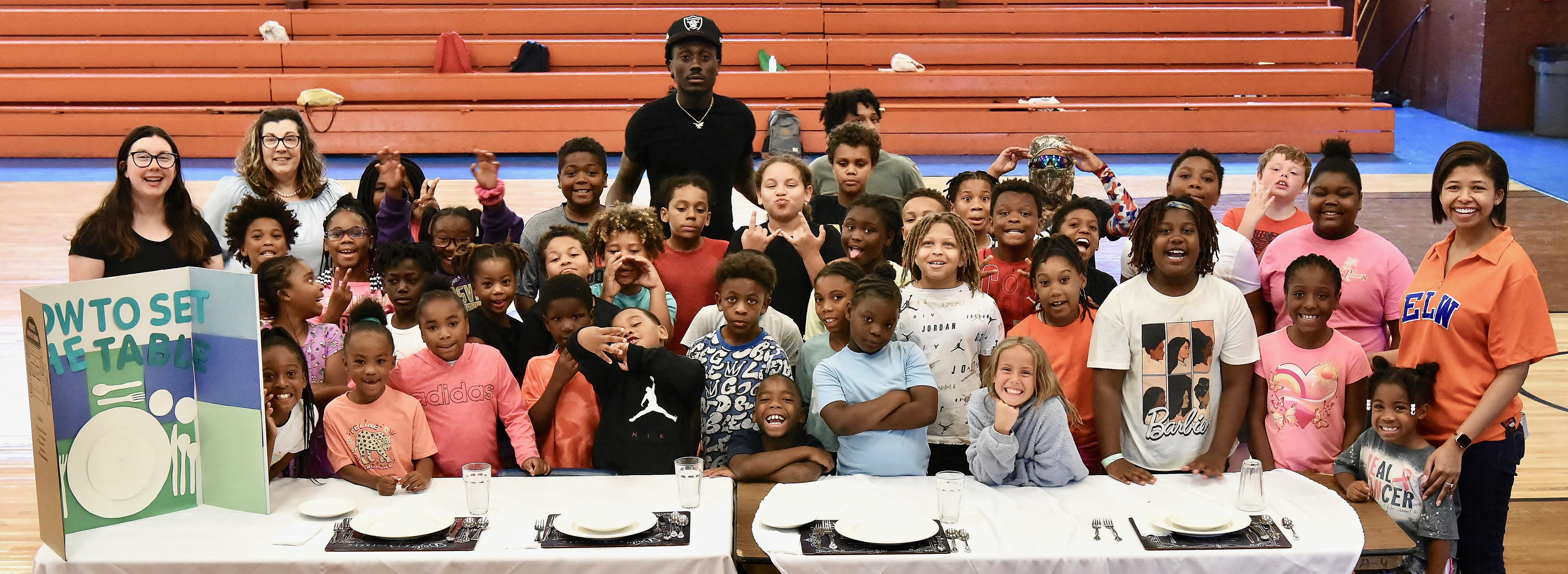 ELW youth at an etiquette and life skills session